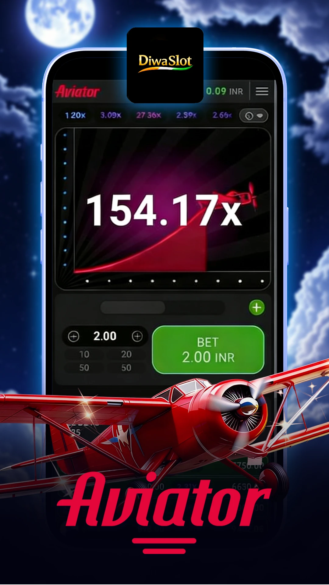 Diwa Slots wagering note